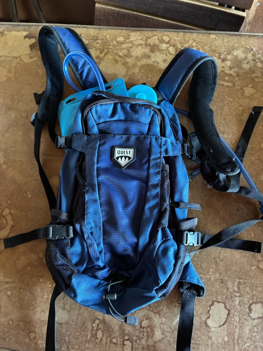 Quest Blue Hydration Backpack